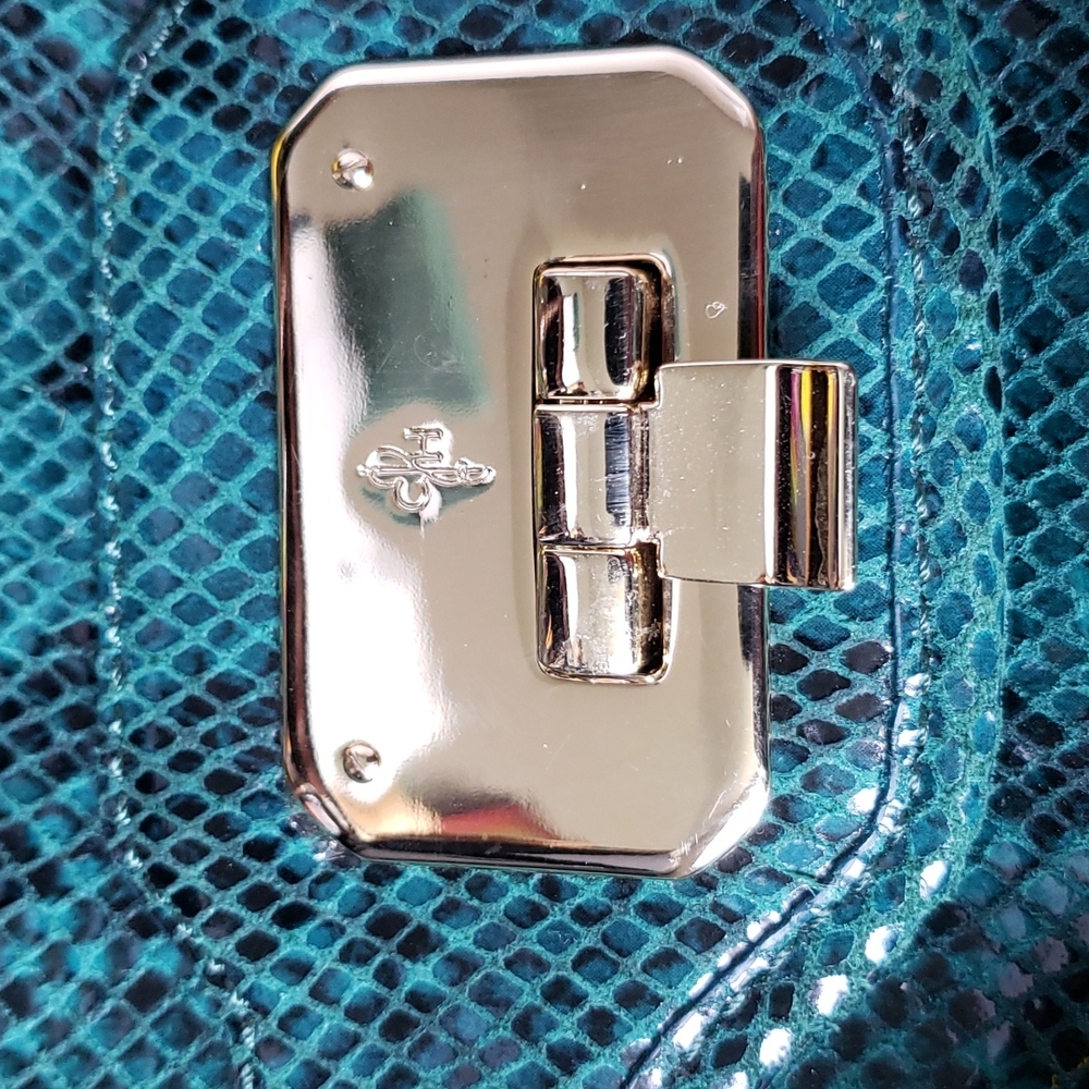 Cole Haan Green Python Crossbody - image 3